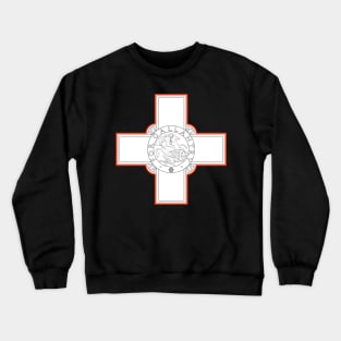 Malta George Cross - For Gallantry Crewneck Sweatshirt